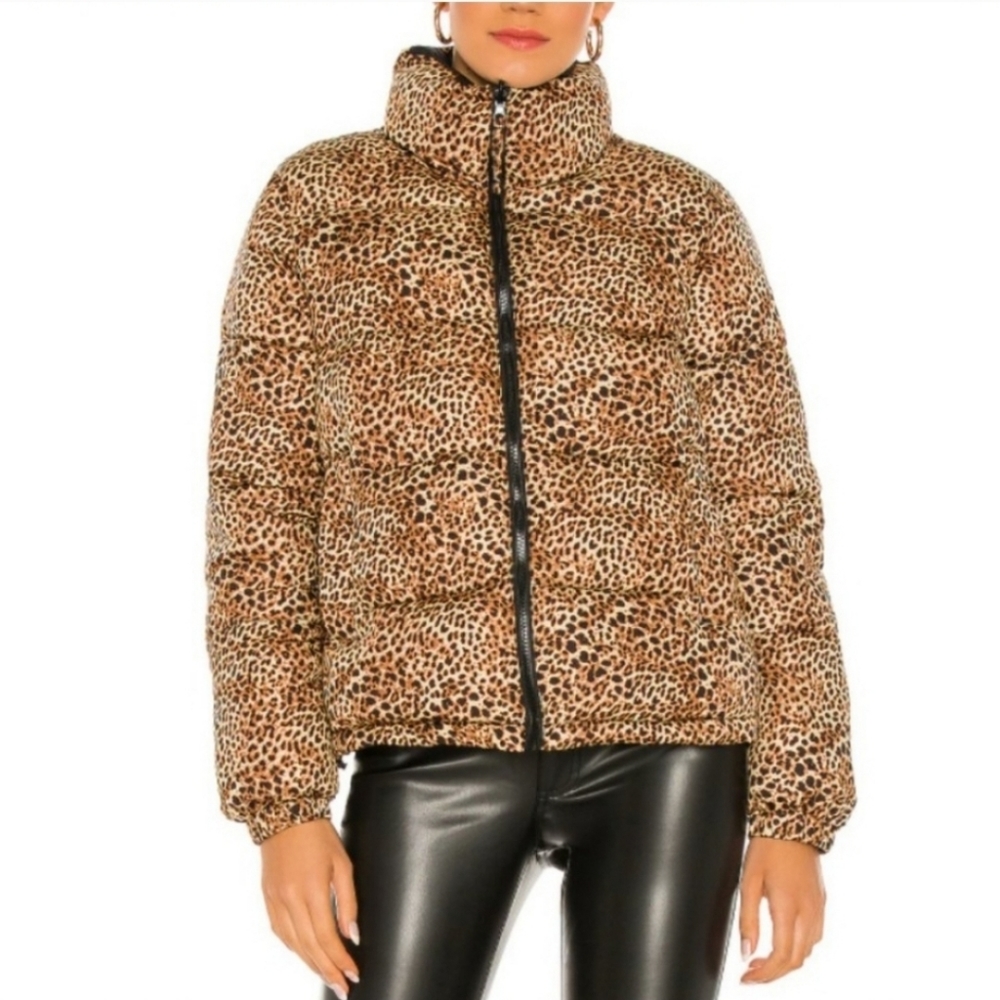 BB Dakota by Steve Madden Reversible  Cool Kitten Puffer Jacket Size XS